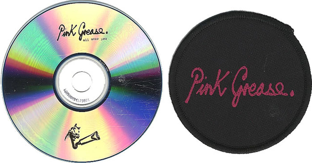 Pink Grease All Over You UK Promo CD-R acetate PKSCRAL392566