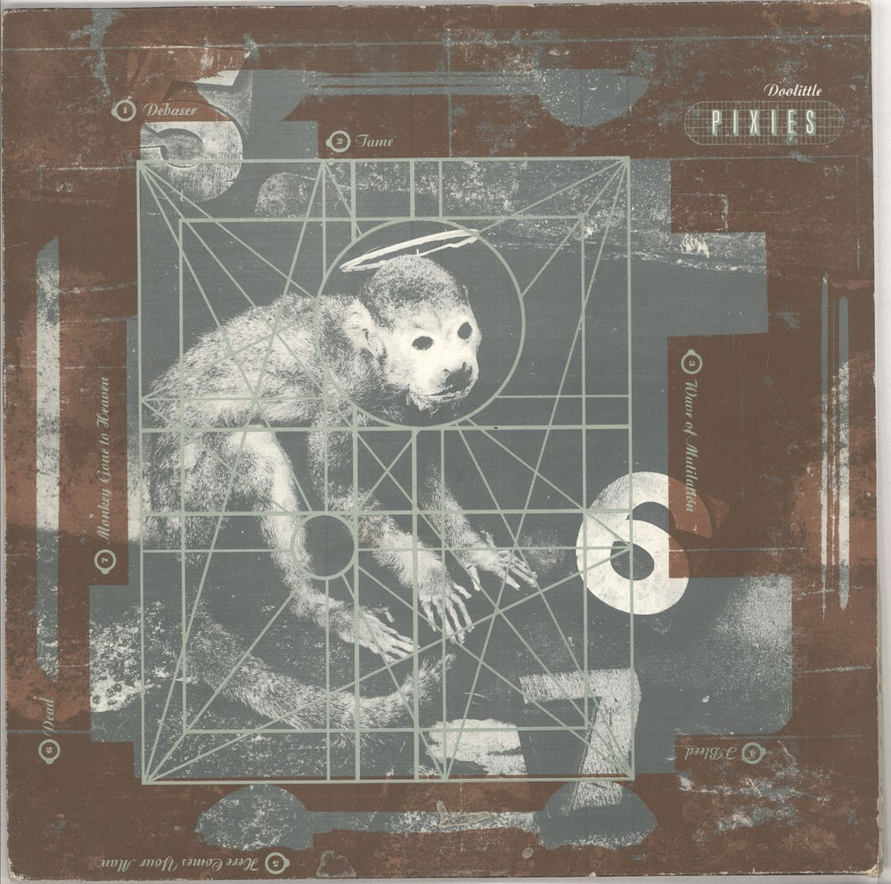 Pixies Doolittle + Booklet - EX UK vinyl LP album (LP record) CAD905