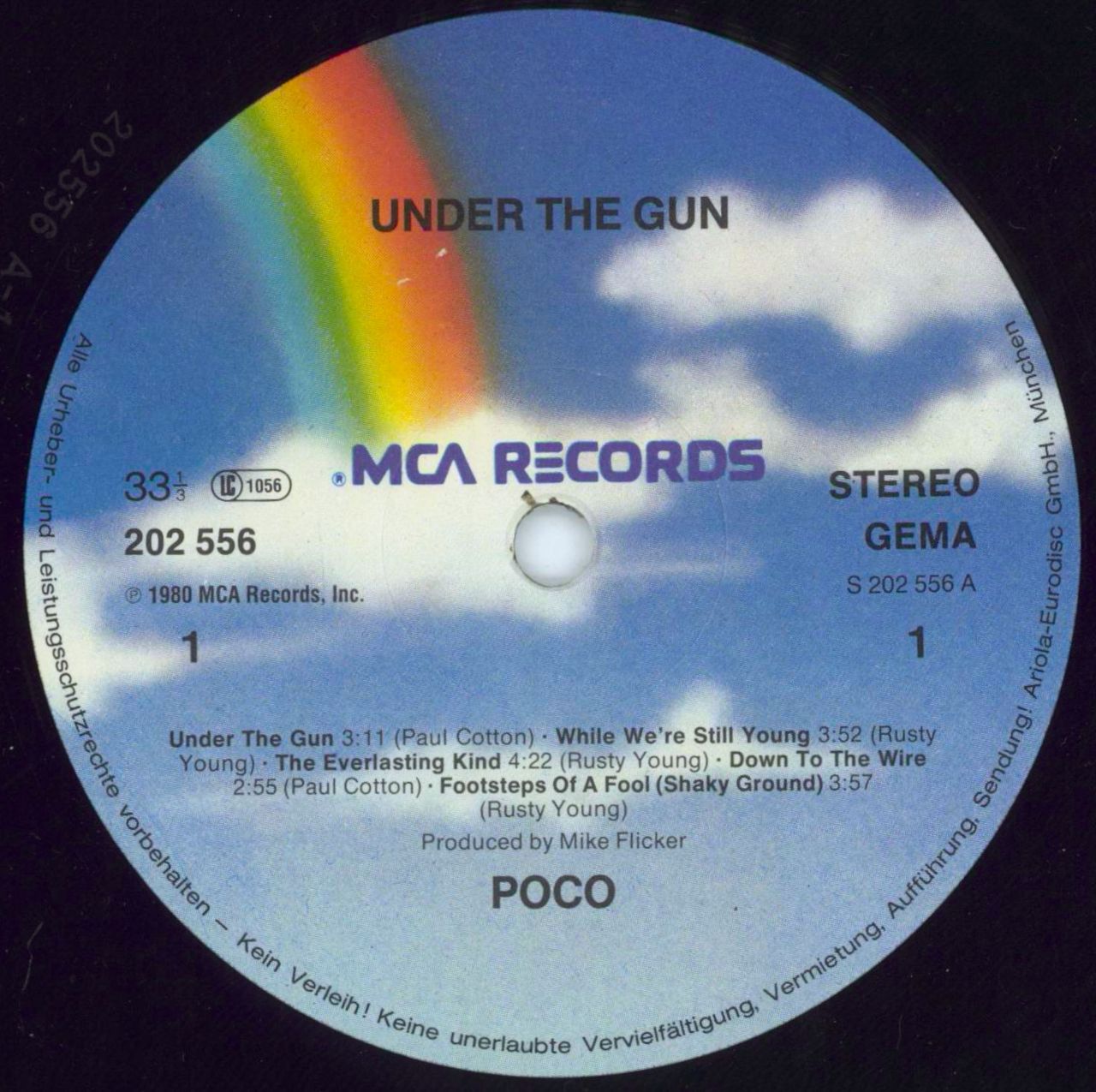 Poco Under The Gun - Shrink German Vinyl LP