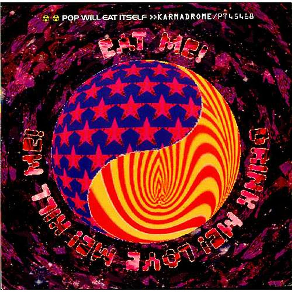 Pop Will Eat Itself Karmadrome UK 12" vinyl single (12 inch record / Maxi-single) PT45468