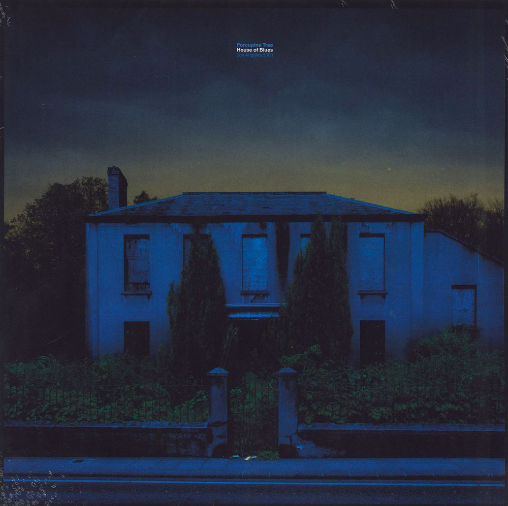 Porcupine Tree House Of Blues - Los Angeles 2003 - Blue Vinyl -  Sealed UK 2-LP vinyl record set (Double LP Album) TRANSMISSION 14.2