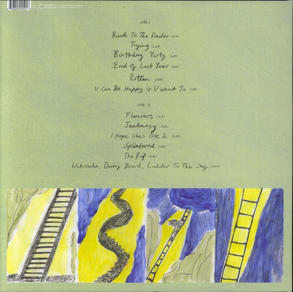 Porridge Radio Waterslide, Diving Board, Ladder To The Sky - Forest Green Vinyl UK vinyl LP album (LP record) 656605045016