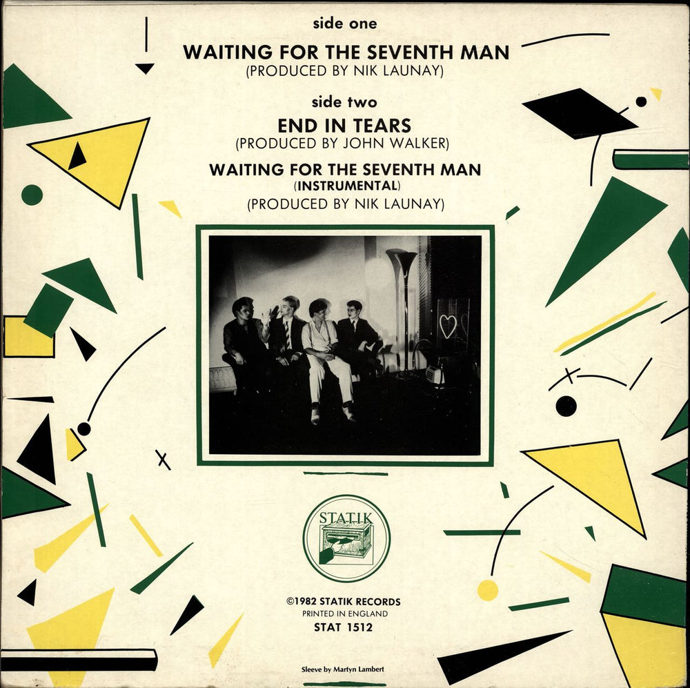 Positive Noise Wating For The Seventh Man UK 12" vinyl single (12 inch record / Maxi-single)