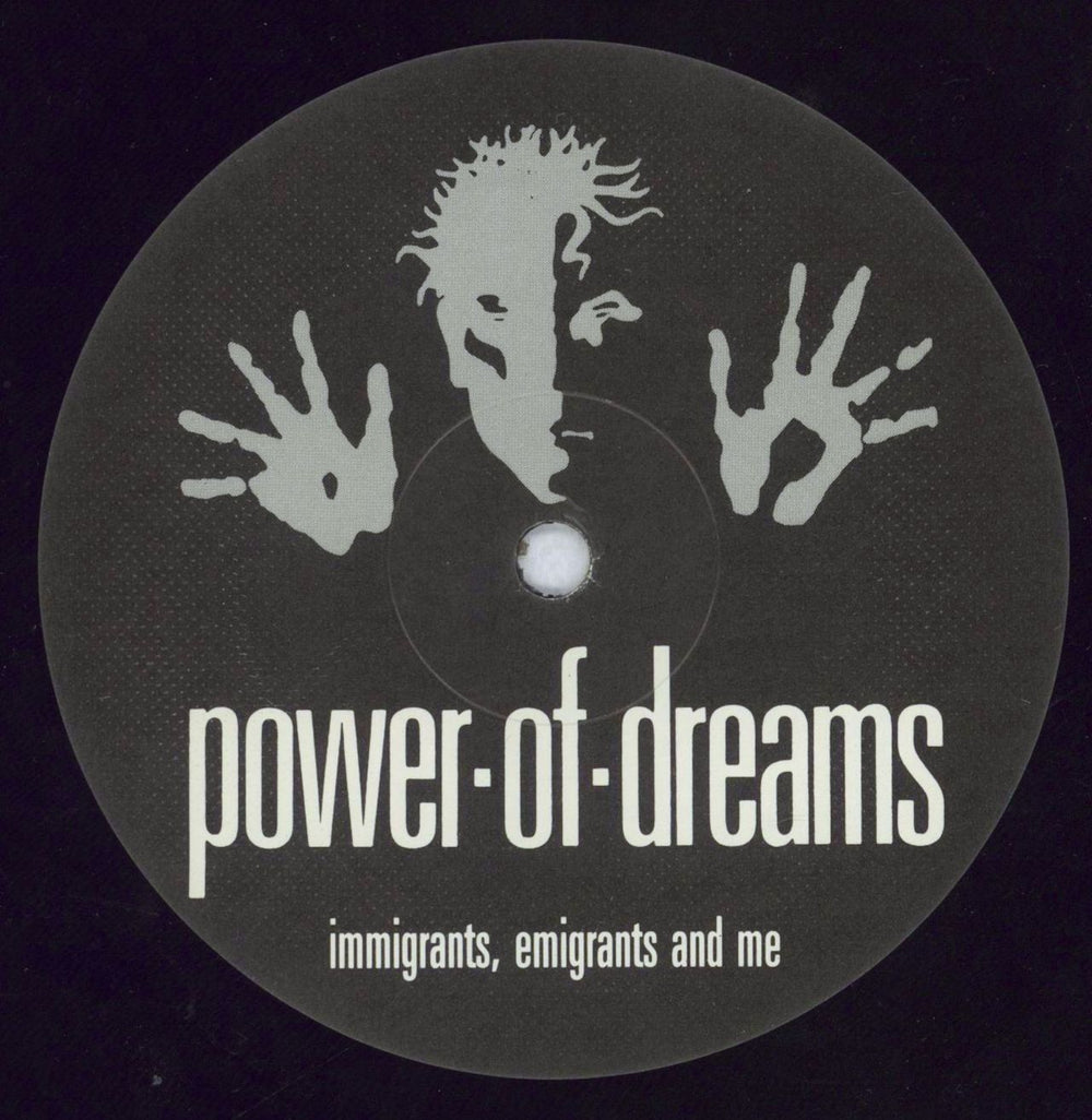 Power Of Dreams Immigrants, Emigrants And Me UK vinyl LP album (LP record) PODLPIM821102