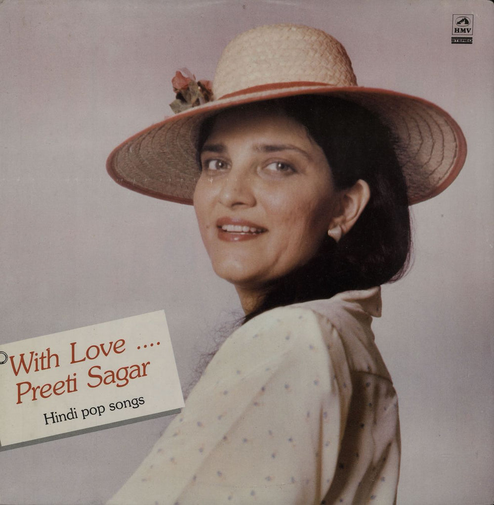 Preeti Sagar With Love.... Preeti Sagar (Hindi Pop Songs) Indian vinyl LP album (LP record) PSLP3017