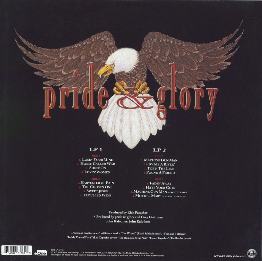 Pride And Glory Pride And Glory - 2 x Picture Disc UK picture disc LP (vinyl picture disc album) 634164617615