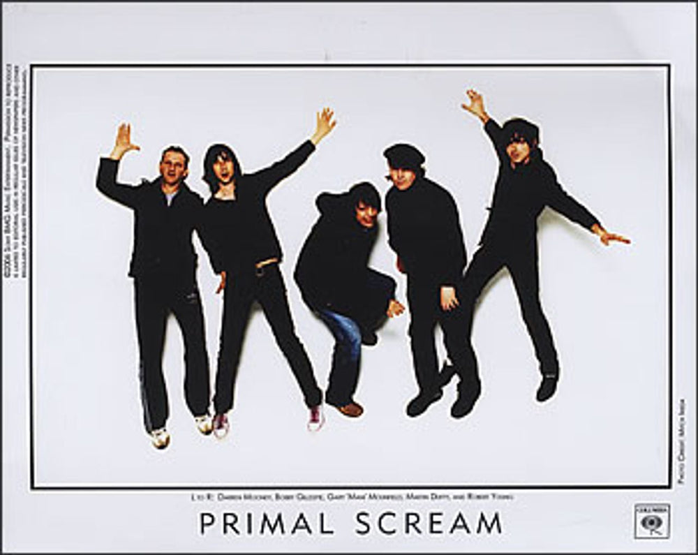 Primal Scream Riot City Blues US Promo media press pack PRESS PACK