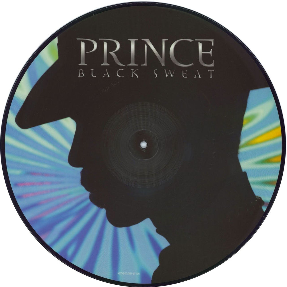 Prince Black Sweat / Beautiful Loved & Blessed UK 12" vinyl picture disc (12 inch picture record) MCST40457