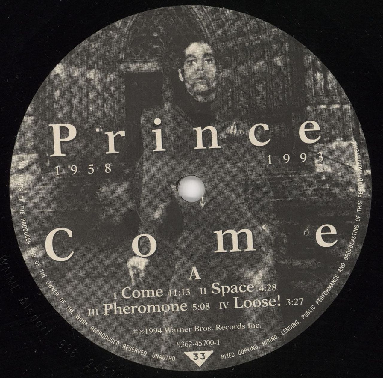 Prince Come German Vinyl LP