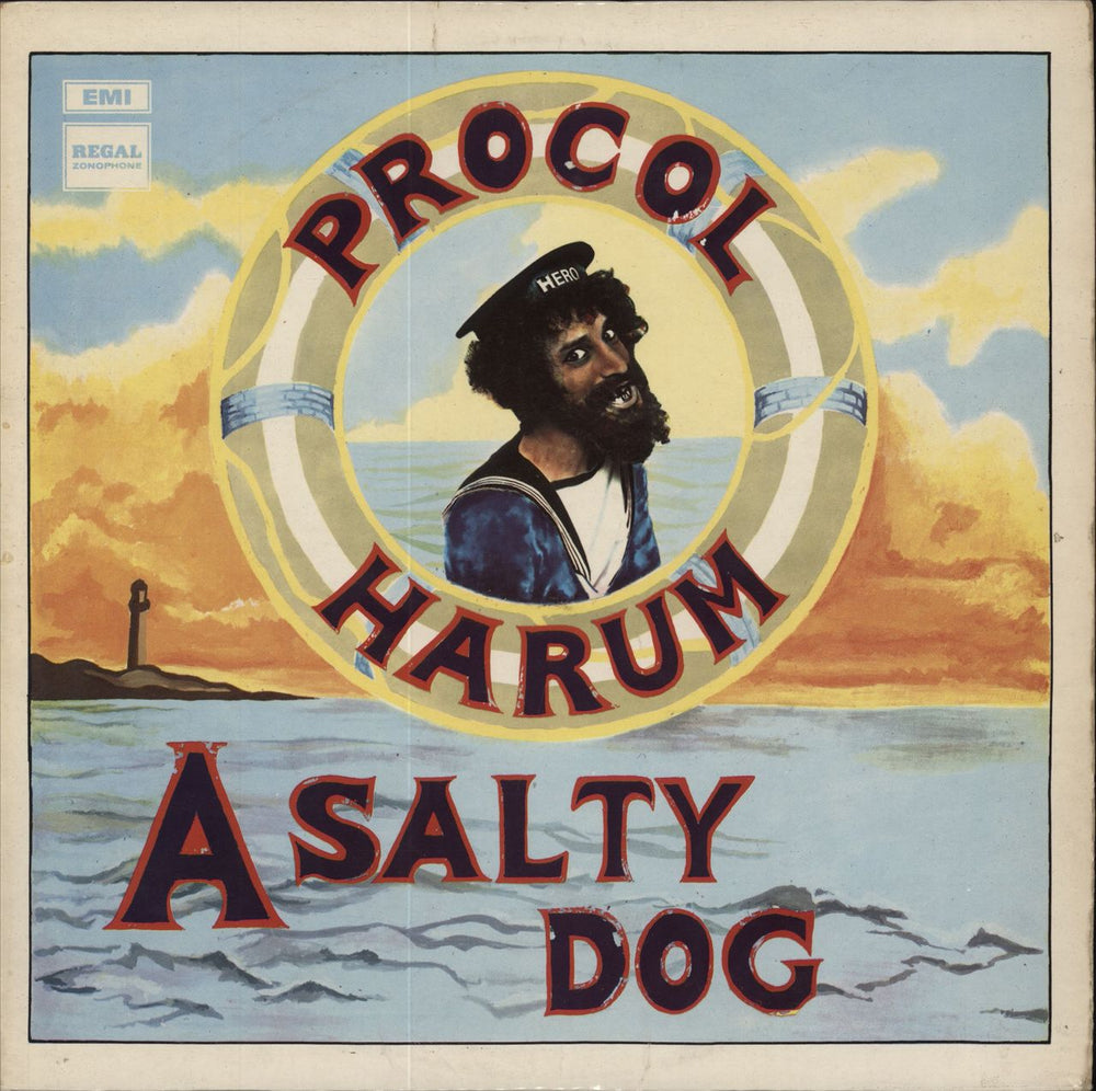 Procol Harum A Salty Dog - VG UK vinyl LP album (LP record) SLRZ1009