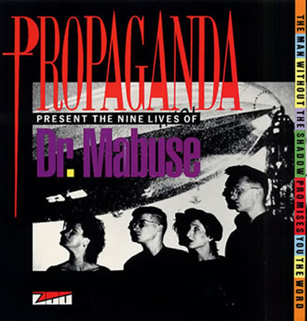 Propaganda Dr Mabuse - Black P/s UK 12" vinyl single (12 inch record / Maxi-single) 12ZTAS2