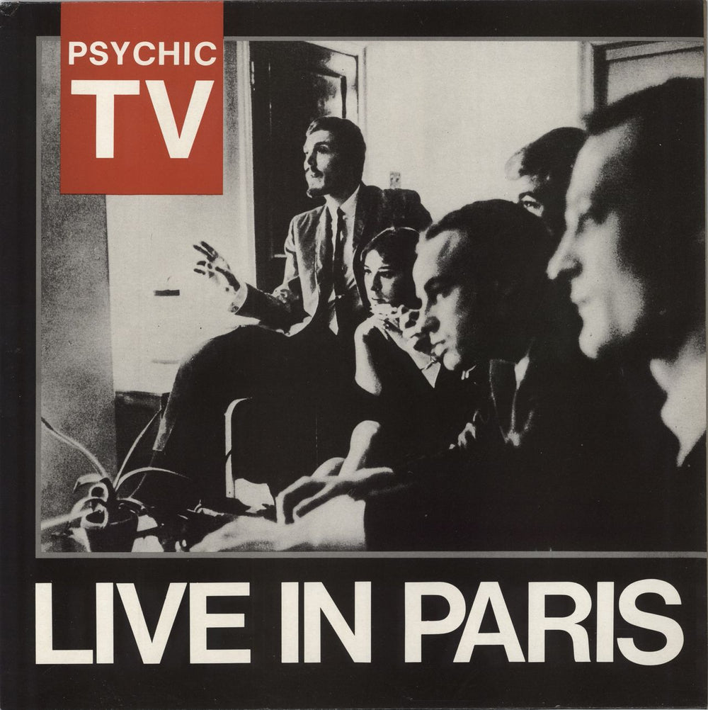 Psychic TV Live In Paris UK vinyl LP album (LP record) TOPY014