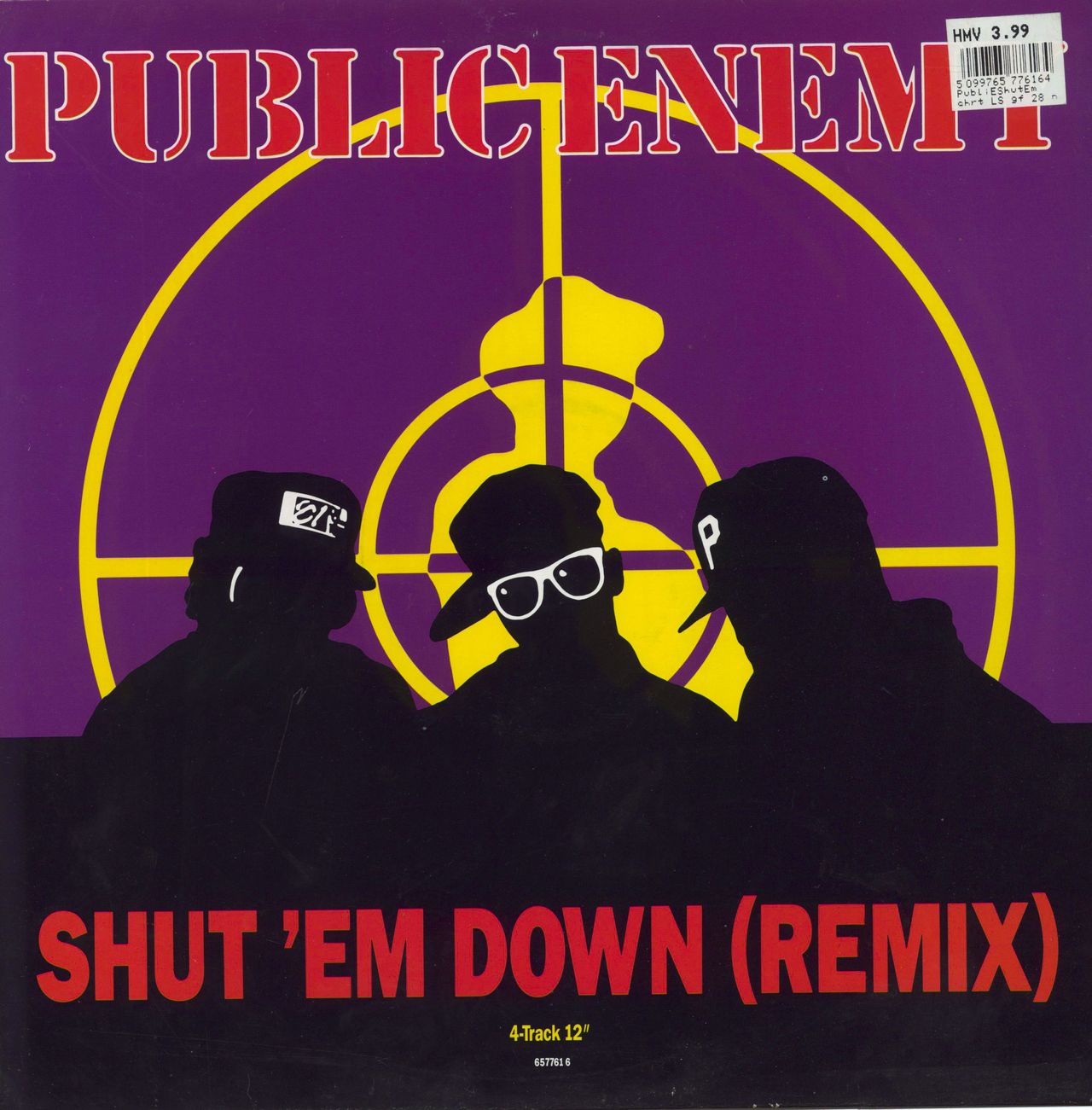 Public Enemy Shut 'em Down Remix UK 12