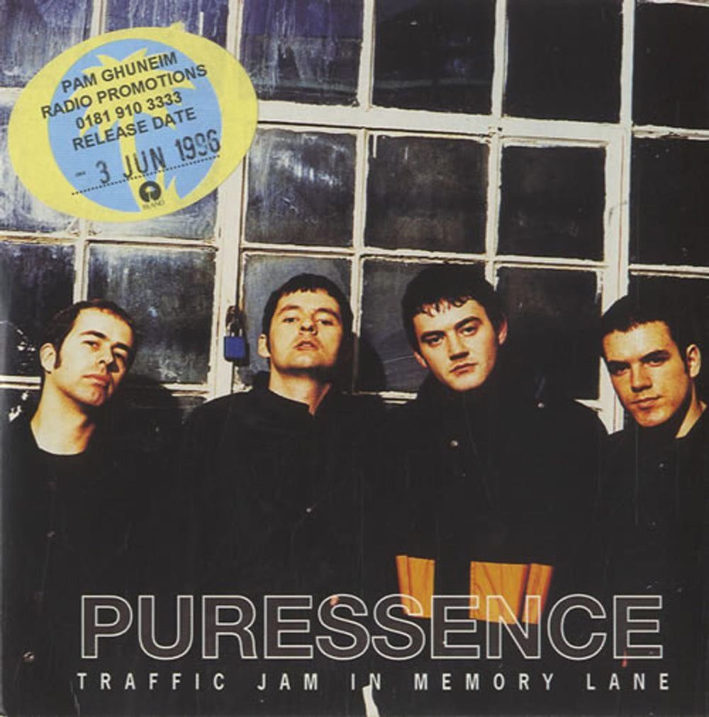 Puressence Traffic Jam In Memory Lane UK Promo CD single (CD5 / 5") CIDDJ639