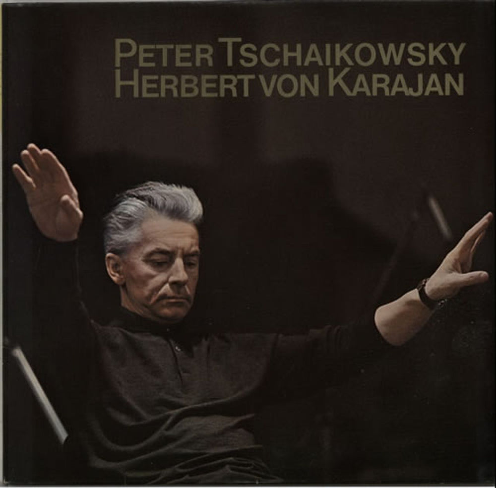Pyotr Ilyich Tchaikovsky Peter Tschaikowsky - Herbert Von Karajan German Promo vinyl LP album (LP record) 104811