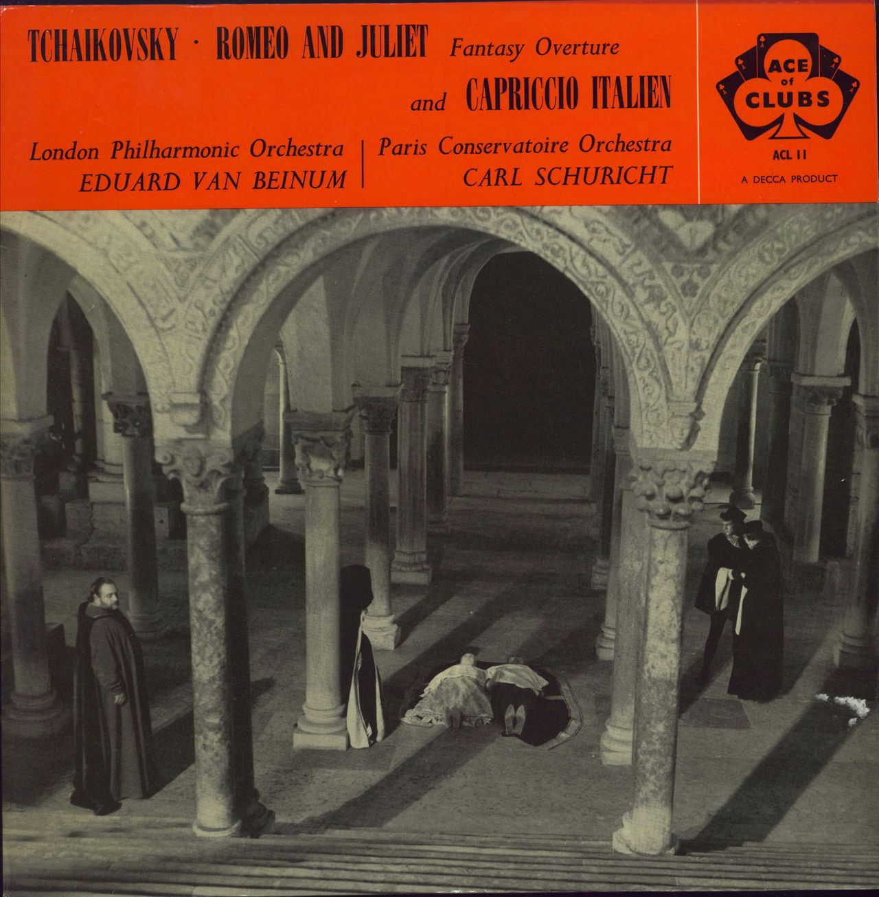 Pyotr Ilyich Tchaikovsky Romeo And Juliet (Fantasy Overture) And Capriccio Italien UK vinyl LP album (LP record) ACL11
