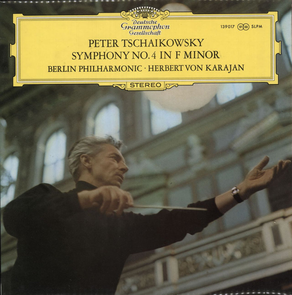 Pyotr Ilyich Tchaikovsky Symphony No. 4 in F minor UK vinyl LP album (LP record) 139017