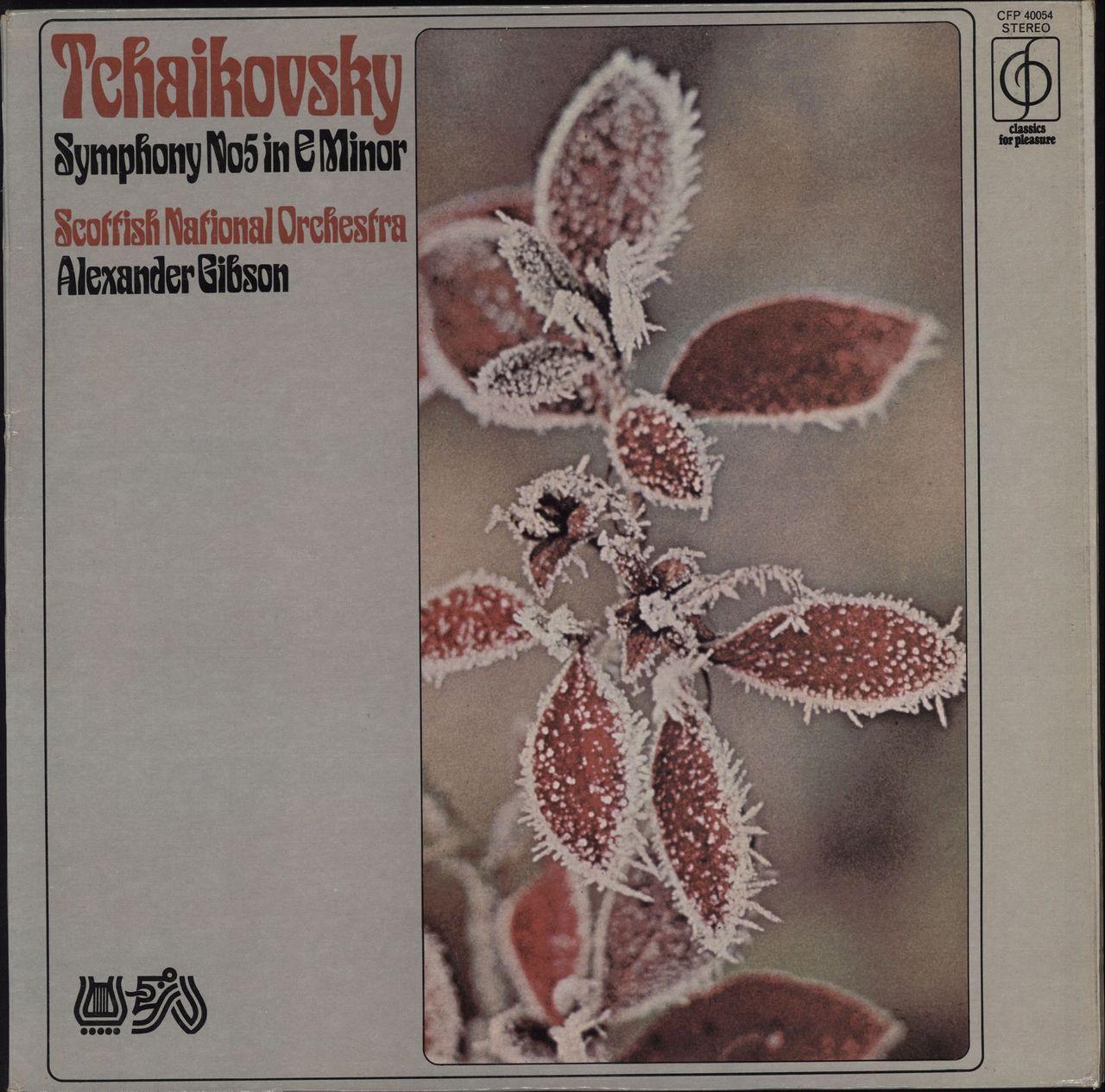 Pyotr Ilyich Tchaikovsky Symphony No. 5 in E Minor, Op.64 UK vinyl LP album (LP record) CFP40054