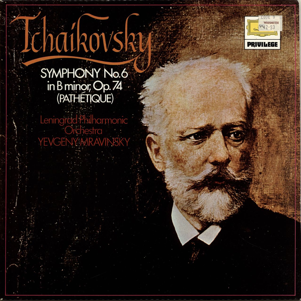 Pyotr Ilyich Tchaikovsky Symphony No. 6 In B Minor, Op. 74 (Pathétique —  RareVinyl.com