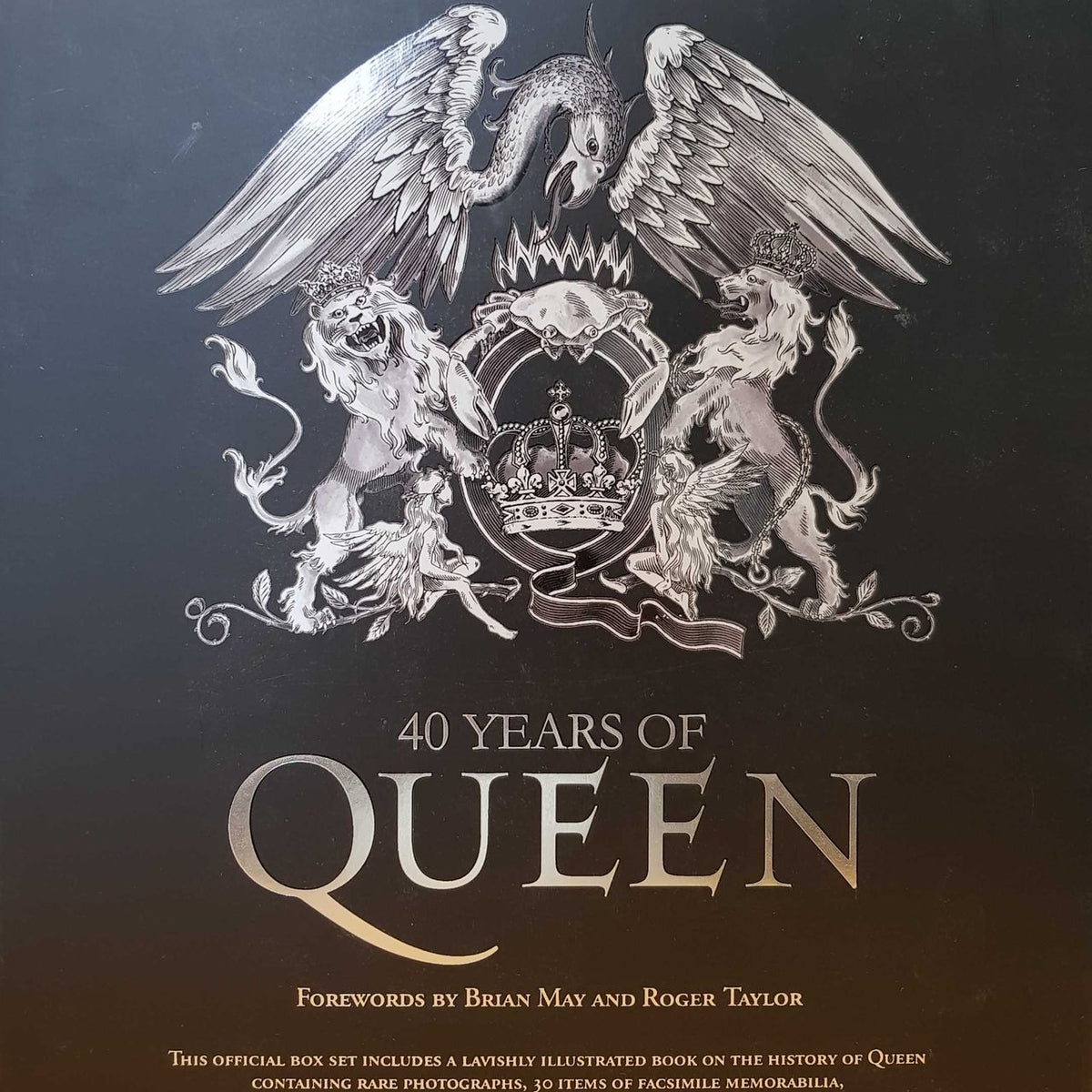 Queen 40 Years Of Queen - Black UK Book — RareVinyl.com