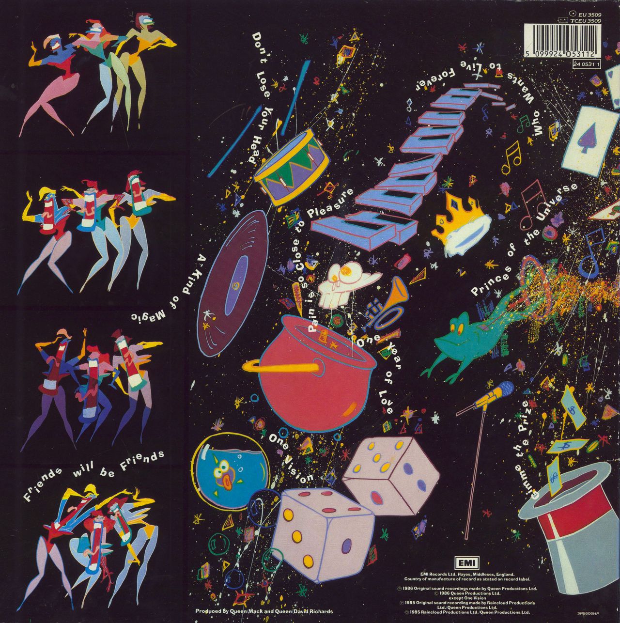 Queen A Kind Of Magic - EX - (stamp) UK vinyl LP album (LP record) 5099924053112
