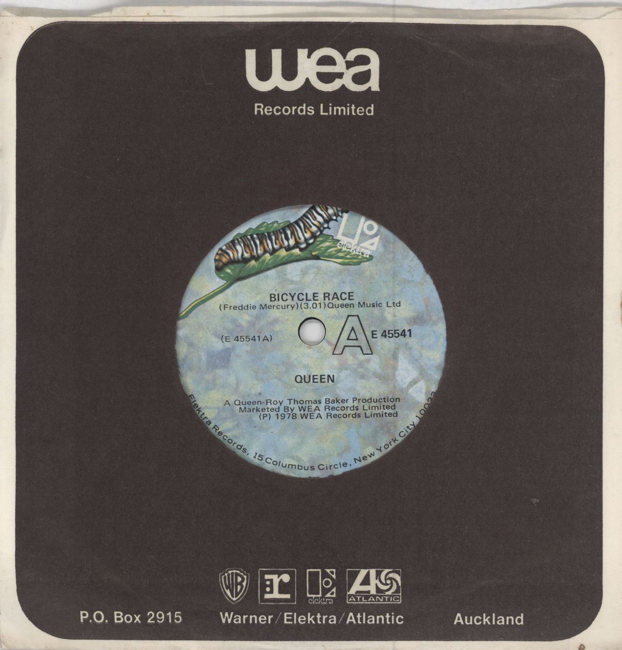 Queen Bicycle Race Australian 7" vinyl single (7 inch record / 45) E45541
