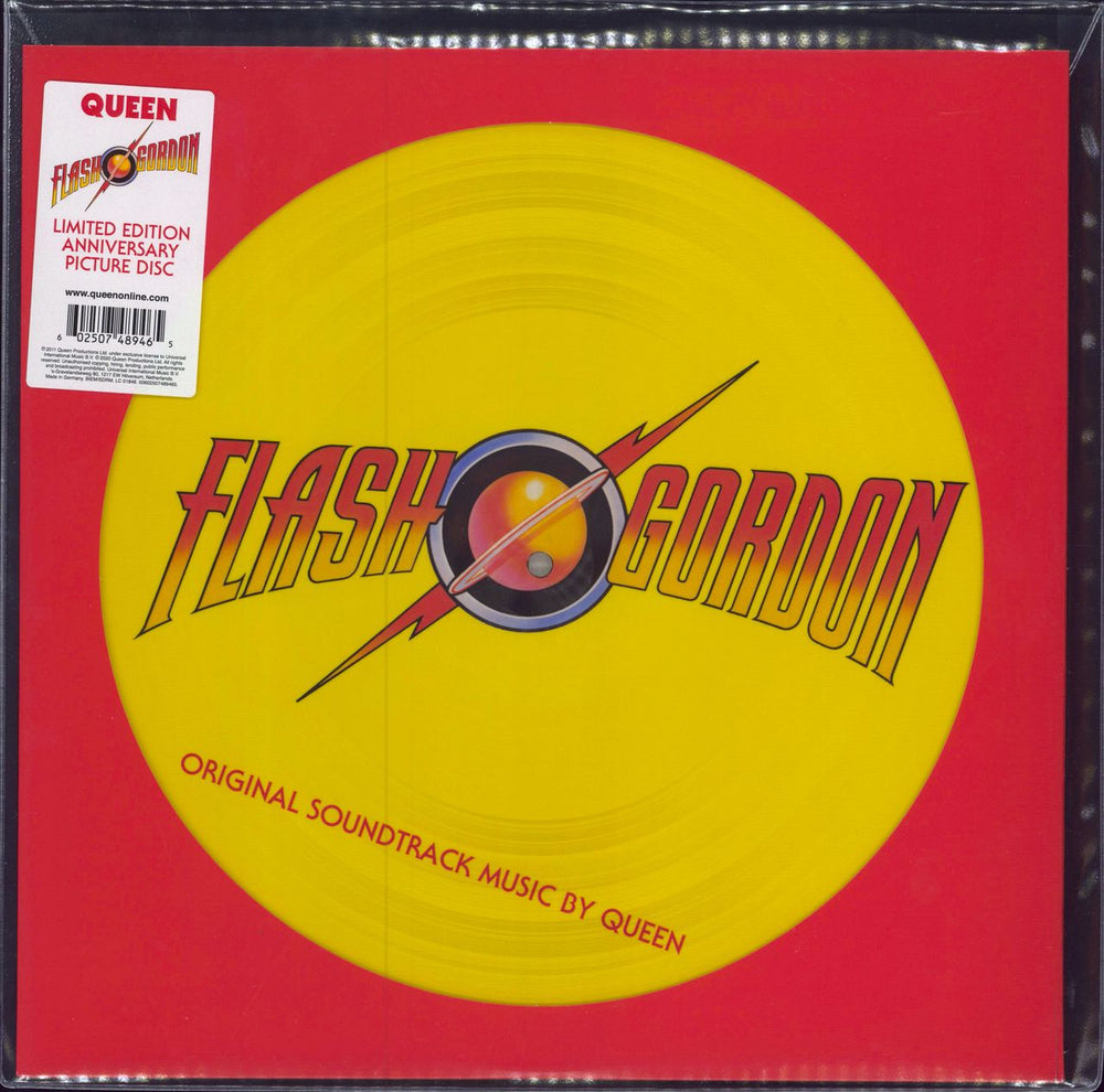 Queen Flash Gordon - 40th Anniversary UK picture disc LP (vinyl picture disc album) 00602507489465