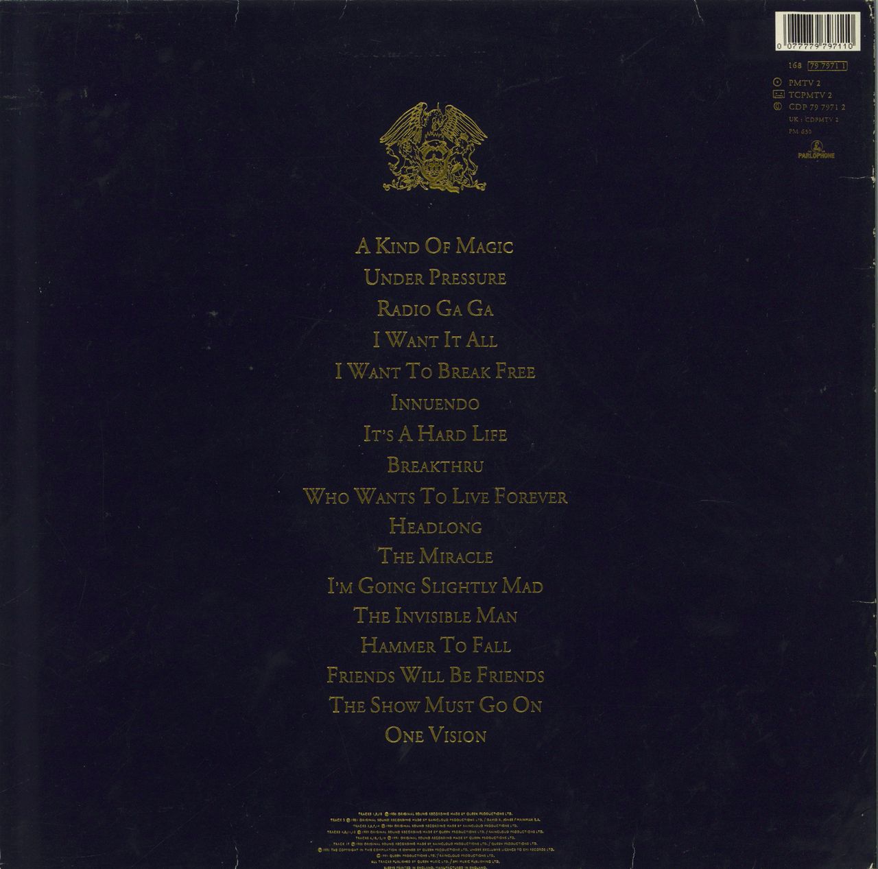 Udfordring Hollow at forstå Queen Greatest Hits II - 1st - VG UK 2-LP vinyl set — RareVinyl.com