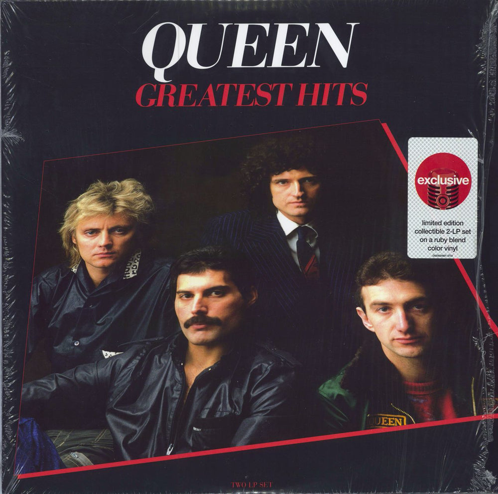 Queen Greatest Hits: Target exclusive - Red Vinyl US 2-LP vinyl record set (Double LP Album) D003654901