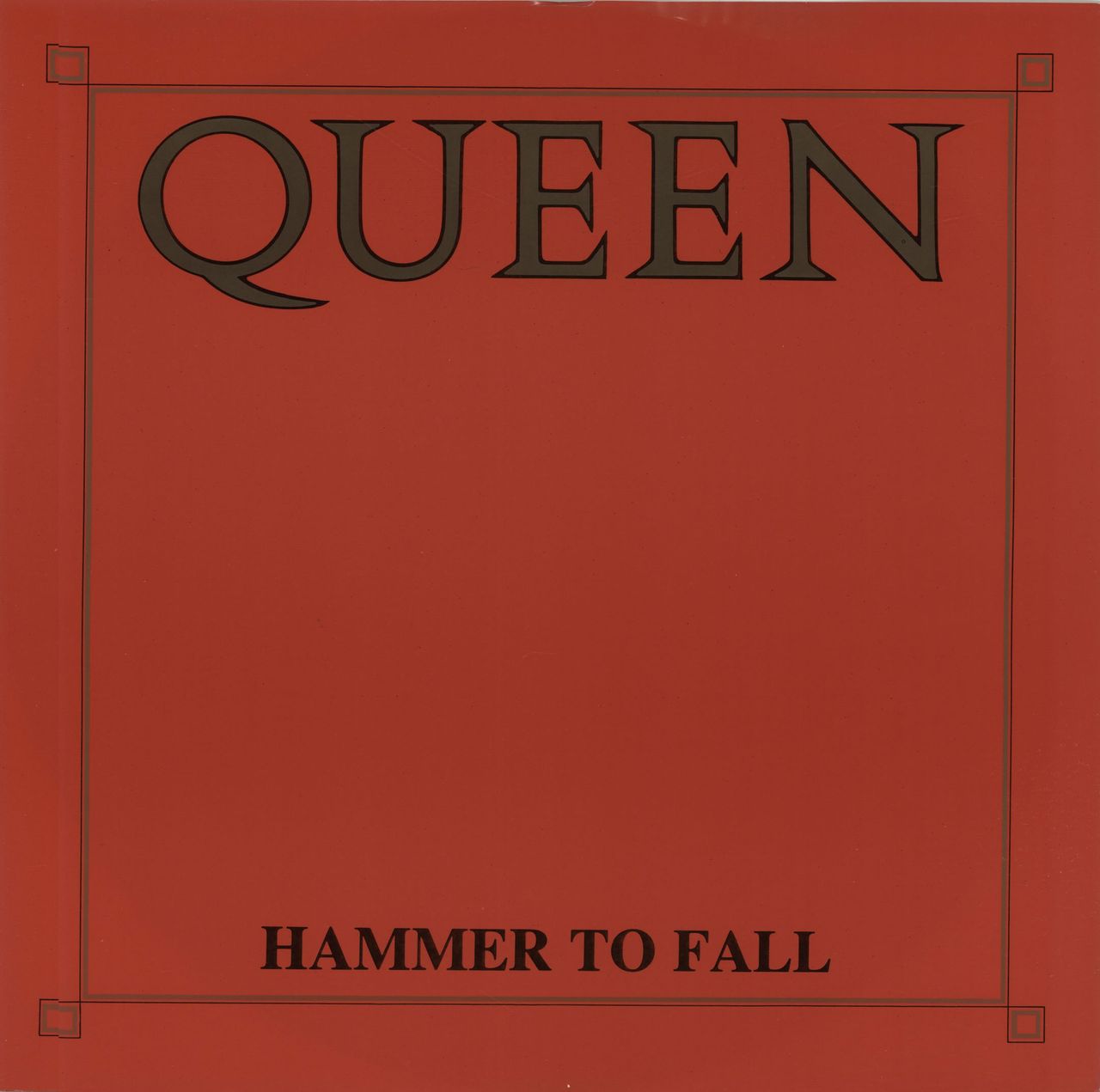 Queen Hammer To Fall - Red Sleeve UK 12" vinyl single (12 inch record / Maxi-single) 12QUEEN4