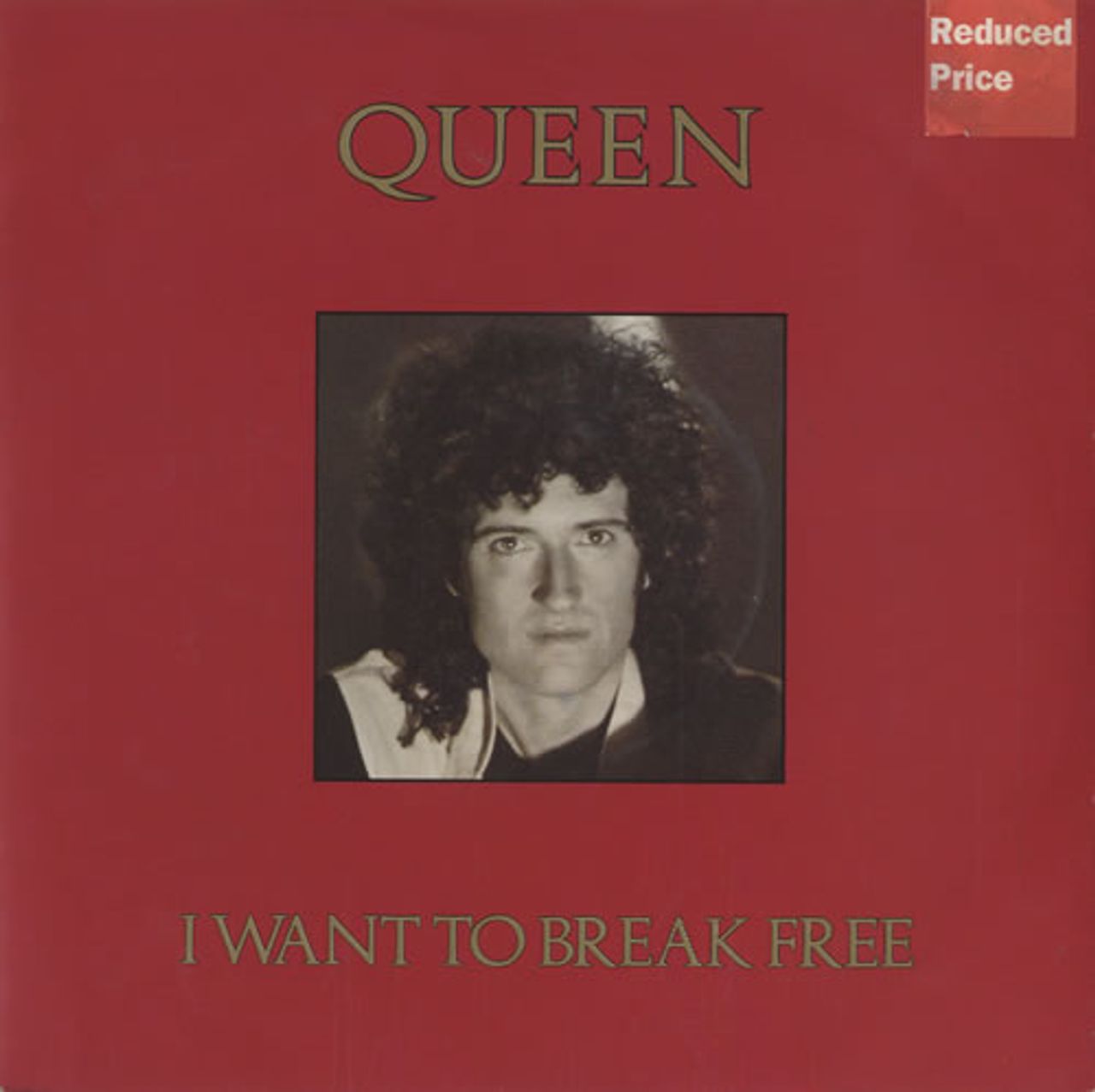 Queen I Want To Break Free - Brian May UK 7" vinyl single (7 inch record / 45) QUEEN2