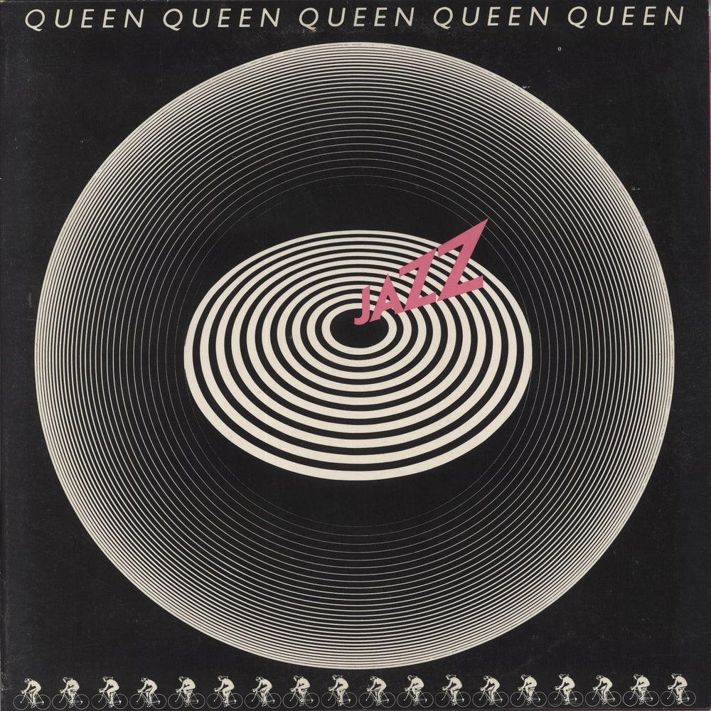 Queen Jazz - 1st + Poster - Promo Stamped UK Promo vinyl LP album (LP record) EMA788