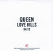 Queen Love Kills UK Promo CD-R acetate QUECRLO691086