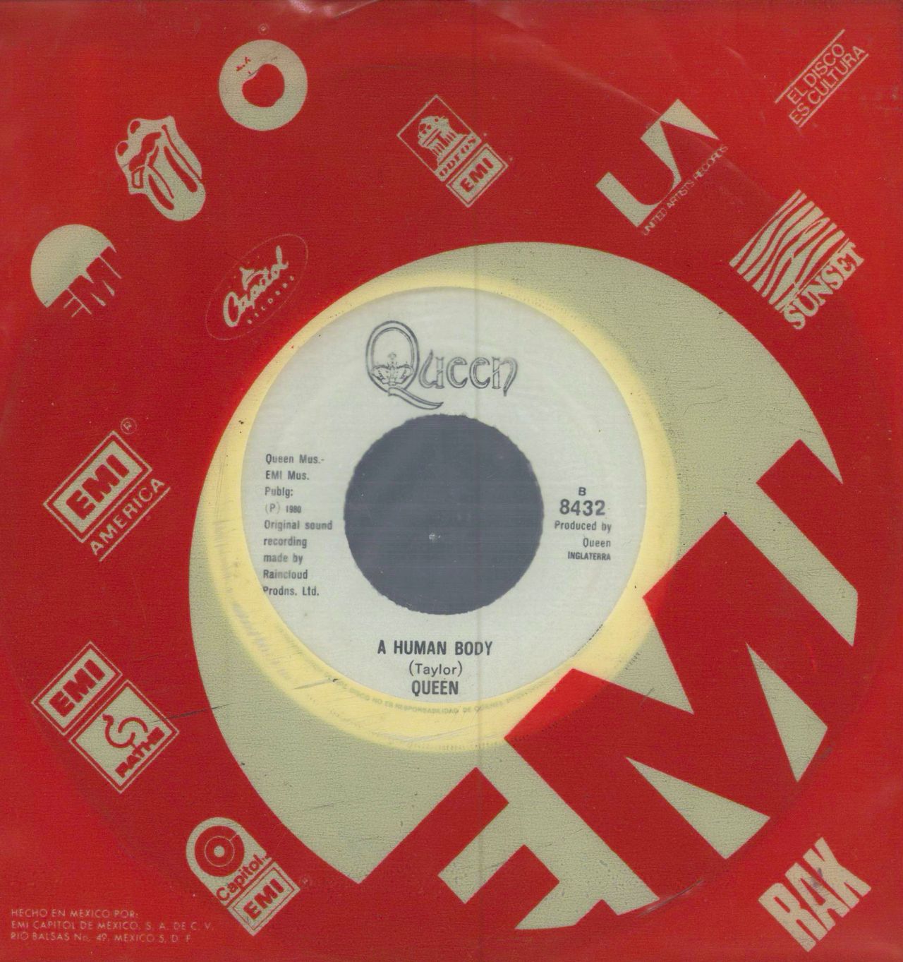 Queen Play The Game Mexican Promo 7" vinyl single (7 inch record / 45)