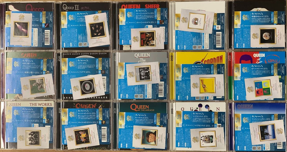Queen Queen 40 - Complete Set 30xSHM-CDs + Trading Cards Japanese CD Album Box Set UICY-75011~75068