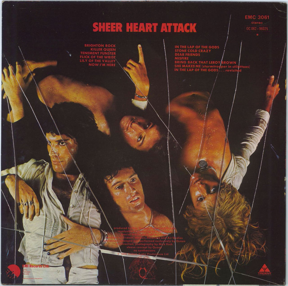 Queen Sheer Heart Attack - 2nd UK vinyl LP album (LP record)