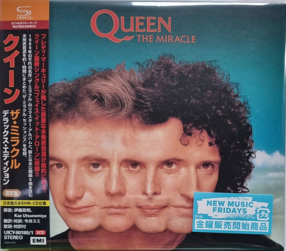 Queen The Miracle + Folder Japanese SHM CD UICY-80180/1