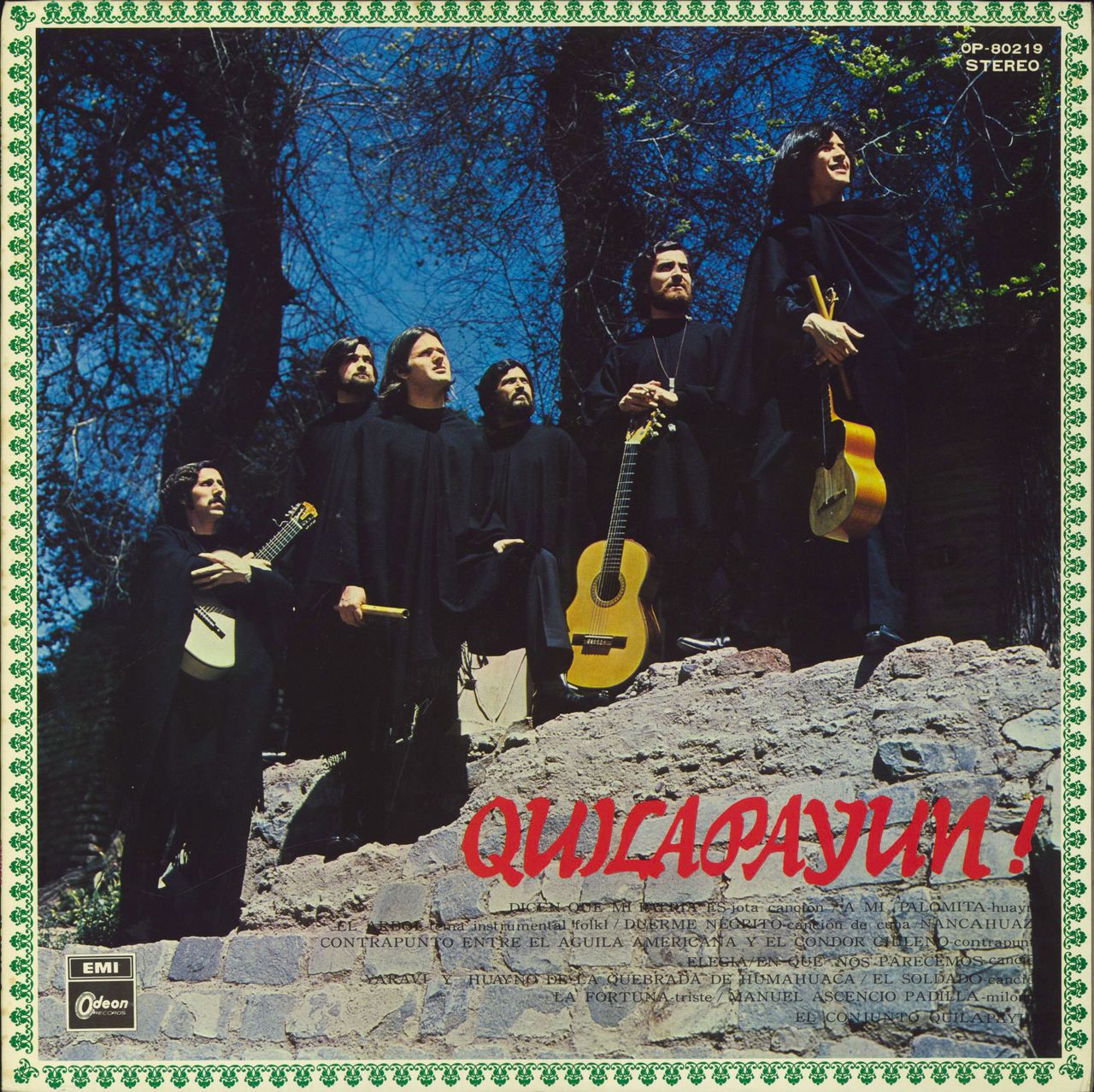 Quilapayún Quilapayun - Red Vinyl Japanese Promo vinyl LP album (LP record) OP-80219