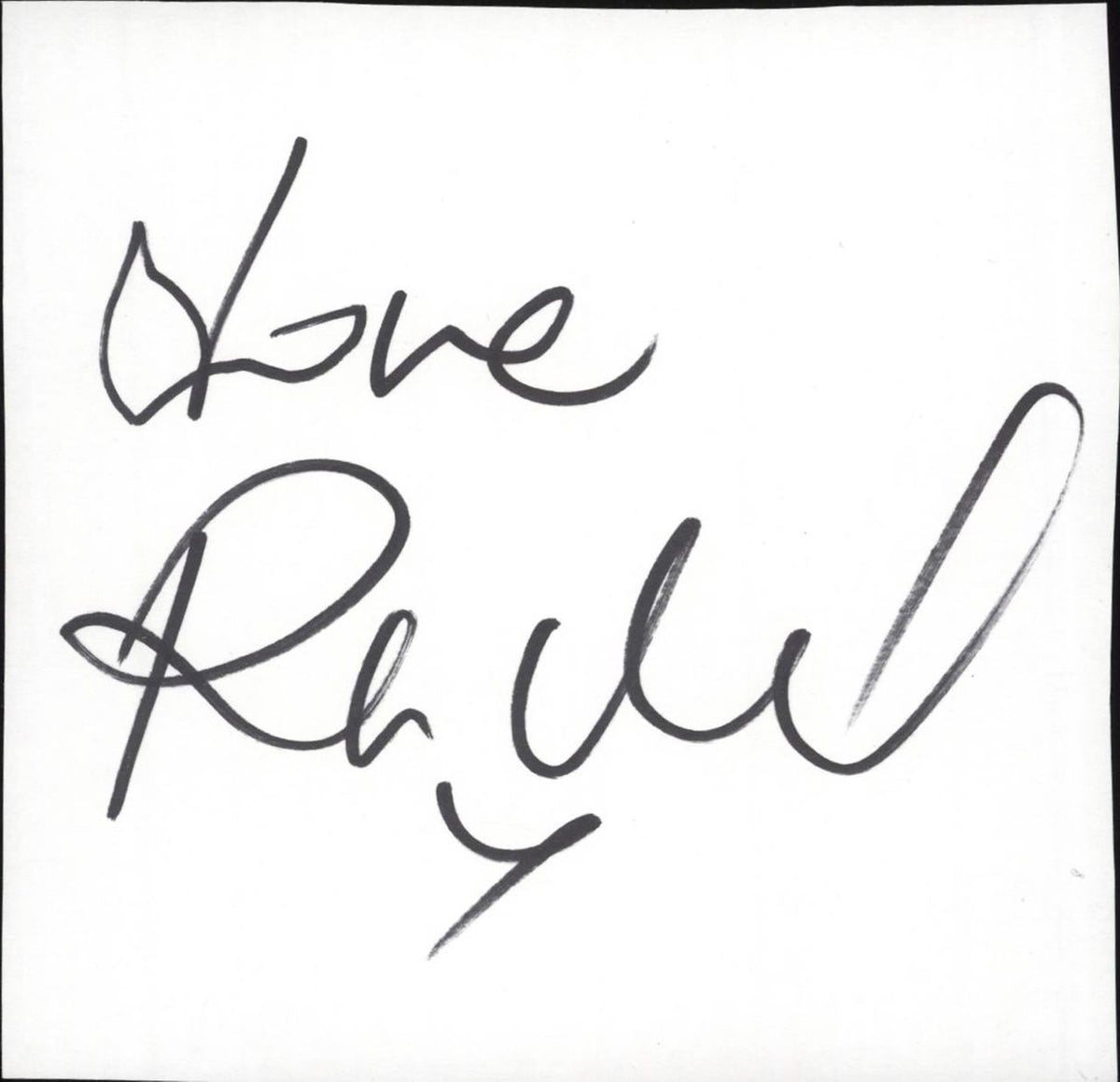 Rachel Stevens Autograph UK Memorabilia — RareVinyl.com