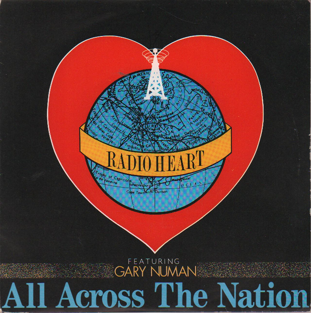 Radio Heart All Across The Nation UK 7" vinyl single (7 inch record / 45) NBR1