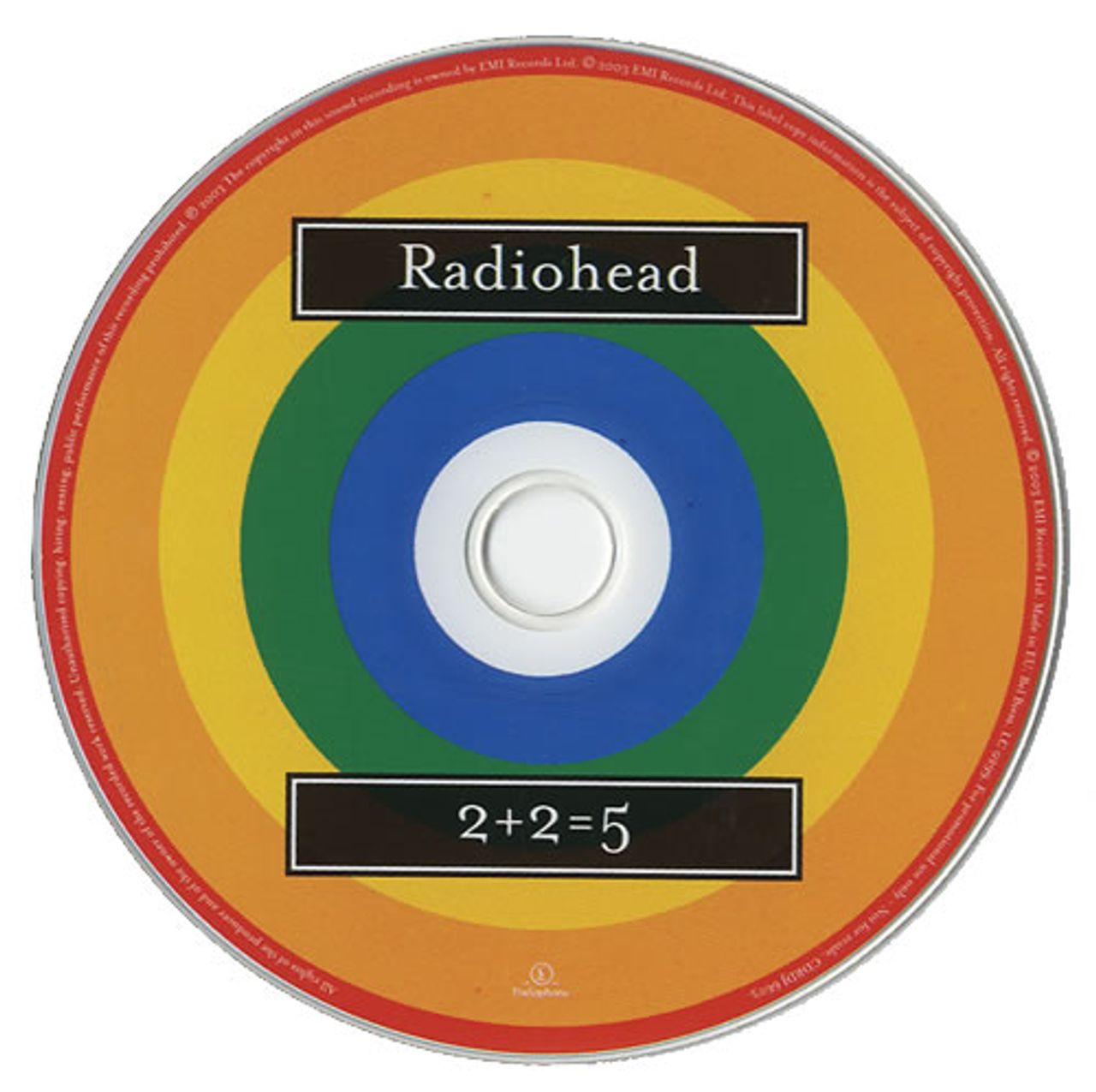 Radiohead 2+2=5 Two+Two=Five European Promo CD single