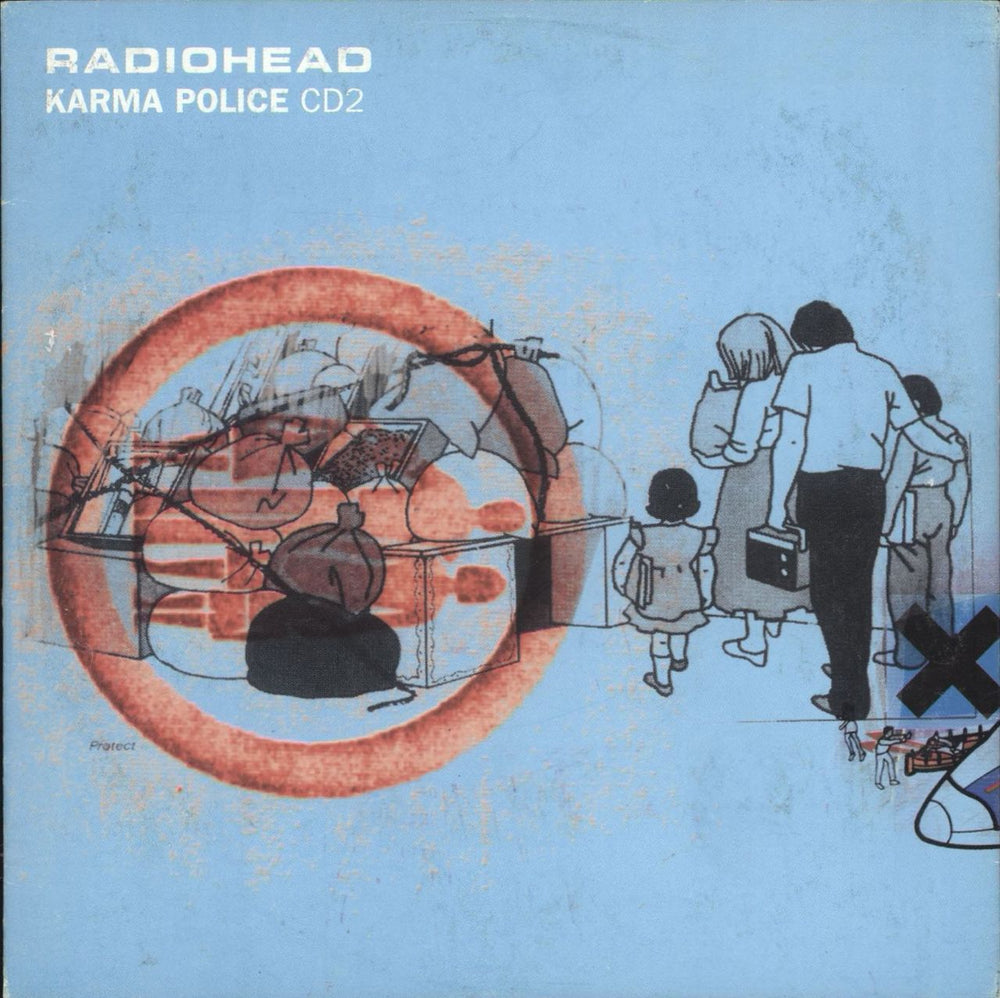 Radiohead Karma Police - reissue UK 2-CD single set (Double CD single) R-H2SKA165910