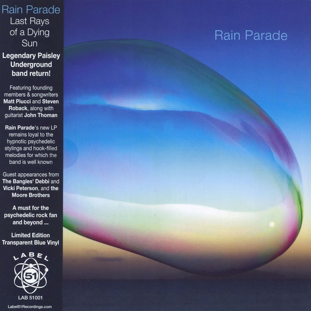 Rain Parade Explosions In The Glass Palace UK vinyl LP album (LP record) LAB51001