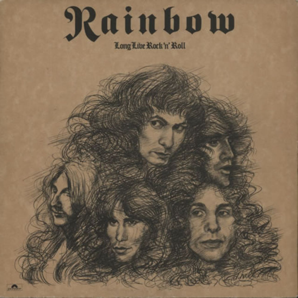 Rainbow Long Live Rock 'N' Roll - A2/B2 Textured Sleeve - EX UK vinyl LP album (LP record) POLD5002