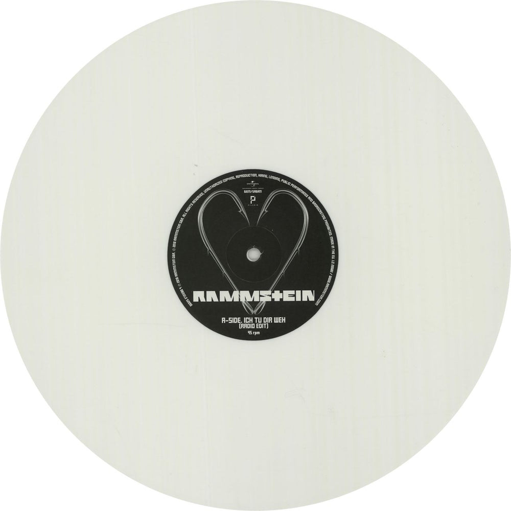 Rammstein Ich Tu Dir Weh - White Vinyl - Sealed UK 12" vinyl single (12 inch record / Maxi-single) RMM12IC646620