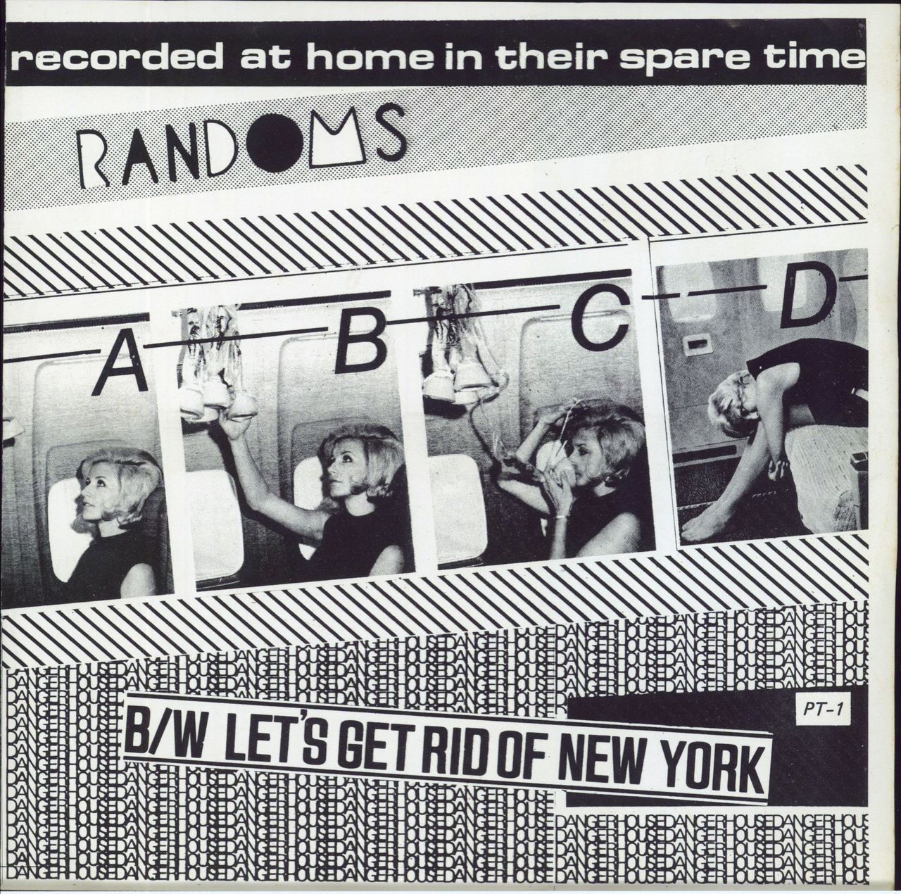 Randoms A B C D US 7" vinyl single (7 inch record / 45) PT-1