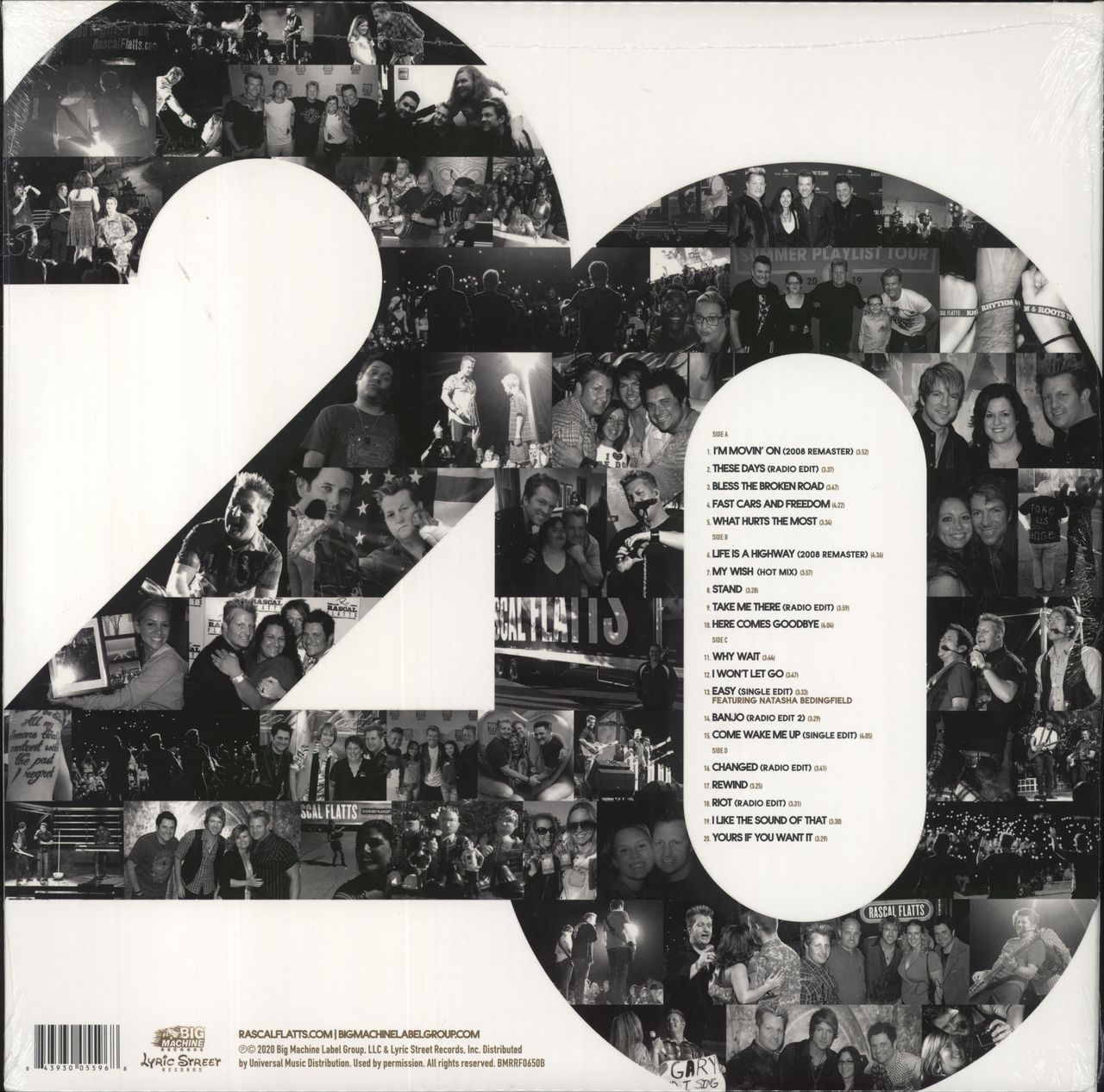 新品 Rascal Flatts - The Greatest Hits 2LP Amazon.com: Twenty