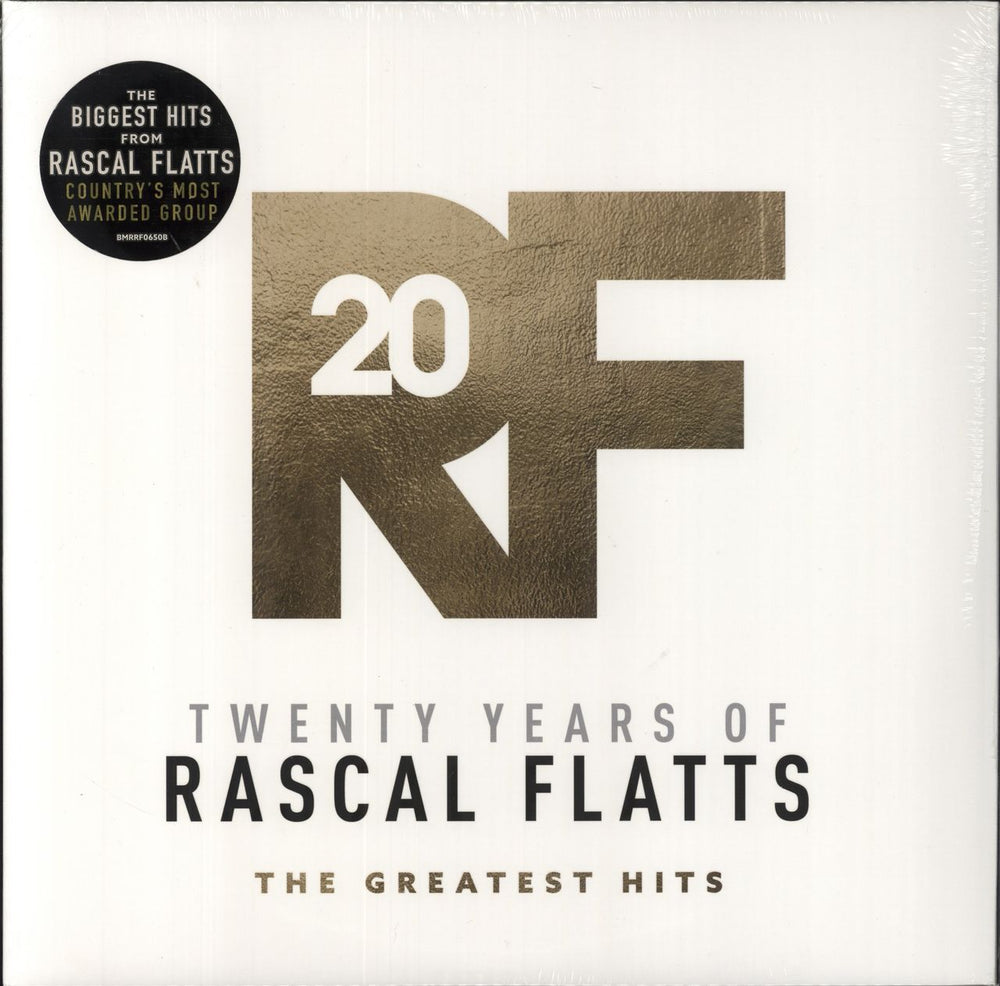 Rascal Flatts Twenty Years Of Rascal Flatts - The Greatest Hits - Sealed UK 2-LP vinyl record set (Double LP Album) BMRRF0650B