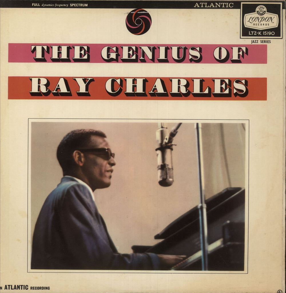 Ray Charles The Genius Of Ray Charles - 1st UK vinyl LP album (LP record) LTZ-K15190