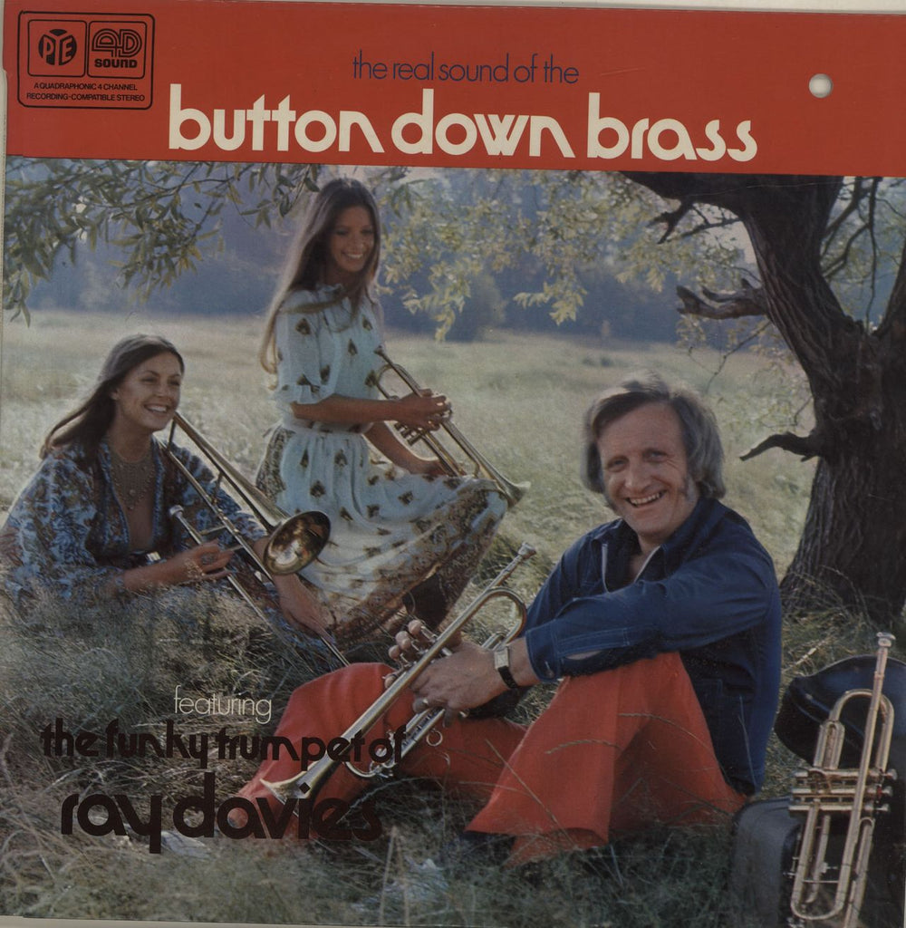 Ray Davies & The Button Down Brass The Real Sound Of The Button Down Brass - Quad Barbados vinyl LP album (LP record) QUAD1009